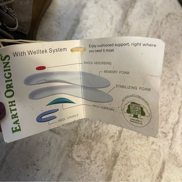 Earth Origins Paige Stone Vintage Ankle Boots Size 8 1/2 NWT - Picture 11 of 11